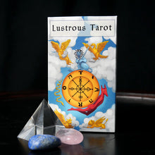 Load image into Gallery viewer, The Lustrous Tarot is a beautiful alternative to the Rider Waite Tarot, an excellent beginner deck, and a wonderful gift to give a tarot enthusiast!