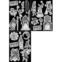 Load image into Gallery viewer, Darkside Skeleton Tarot Stickers
